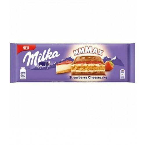 Шоколад "Milka Strawberry Cheesecake" 300 Г Шоколад "Milka Strawberry Cheesecake" 300 Г